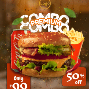 Burger Combo Template